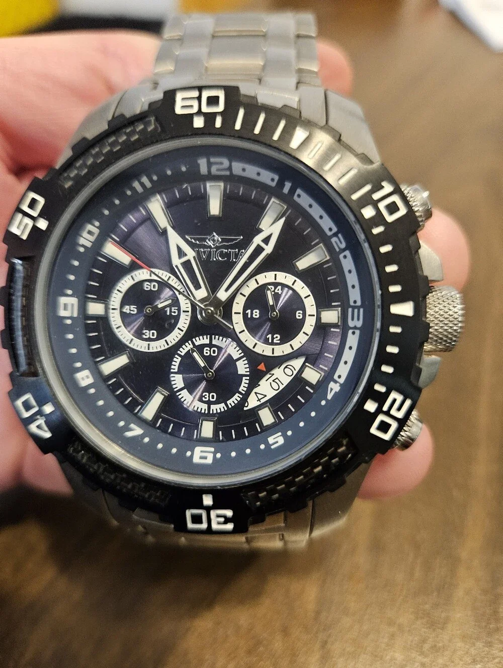 Invicta Pro Diver Men's Watch - 51mm Steel Model 25779 Blue Dial